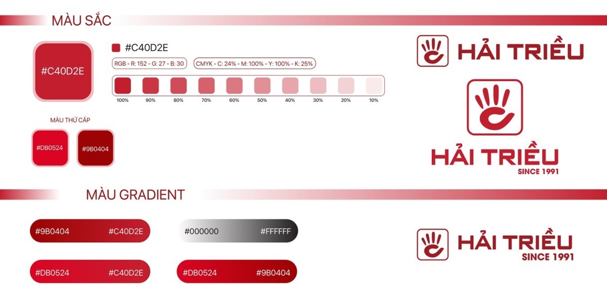 Màu sắc Đồng Hồ Hải Triều