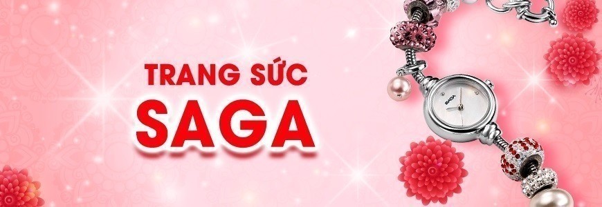 Trang sức Saga, thương hiệu hàng đầu về trang sức đính đá
