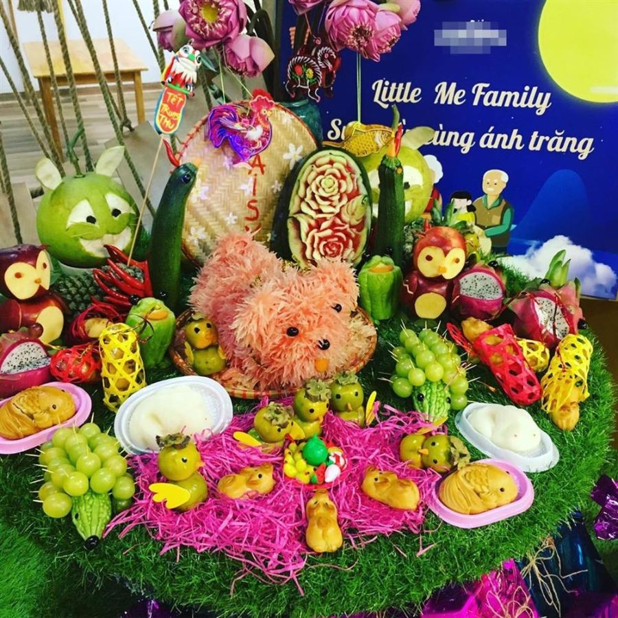 Ý tưởng, cách trang trí mâm cỗ Trung thu đơn giản mà đẹp - Ảnh 3