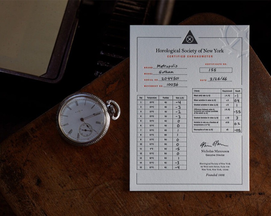 Horological Society of New York là nơi cung cấp dịch vụ thử nghiệm cho các thợ đồng hồ và nhà sản xuất đồng hồ với nhu cầu có được chứng nhận đồng hồ bấm giờ do một bên độc lập thứ 3. - ảnh 4