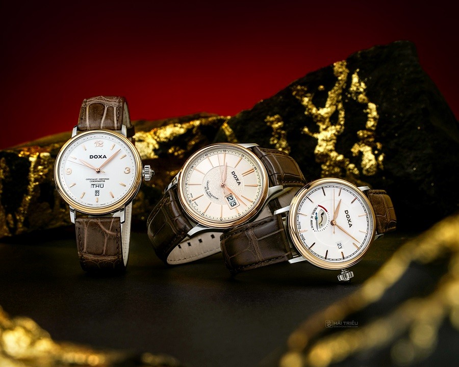 Doxa GrandeMetre D165RWH, D139RWH, Doxa Grande Calendar D187RIY