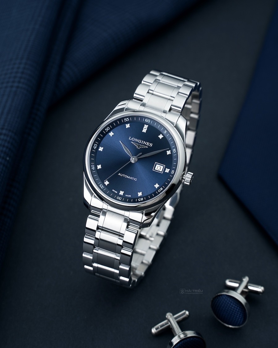 Longines master mặt xanh
