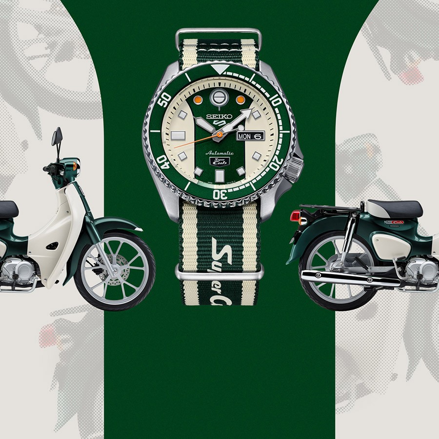 Seiko 5 Sports Honda Super Cub Limited Edition SRPJ49