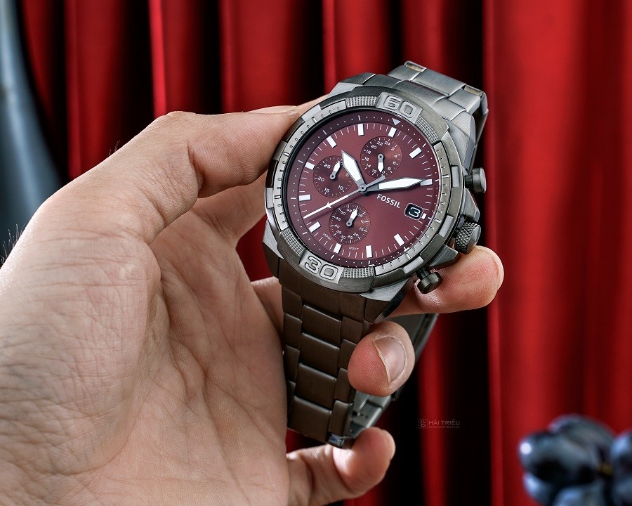 Đồng hồ Fossil Bronson Chronograph Smoke FS6017 chính hãng - ảnh 1