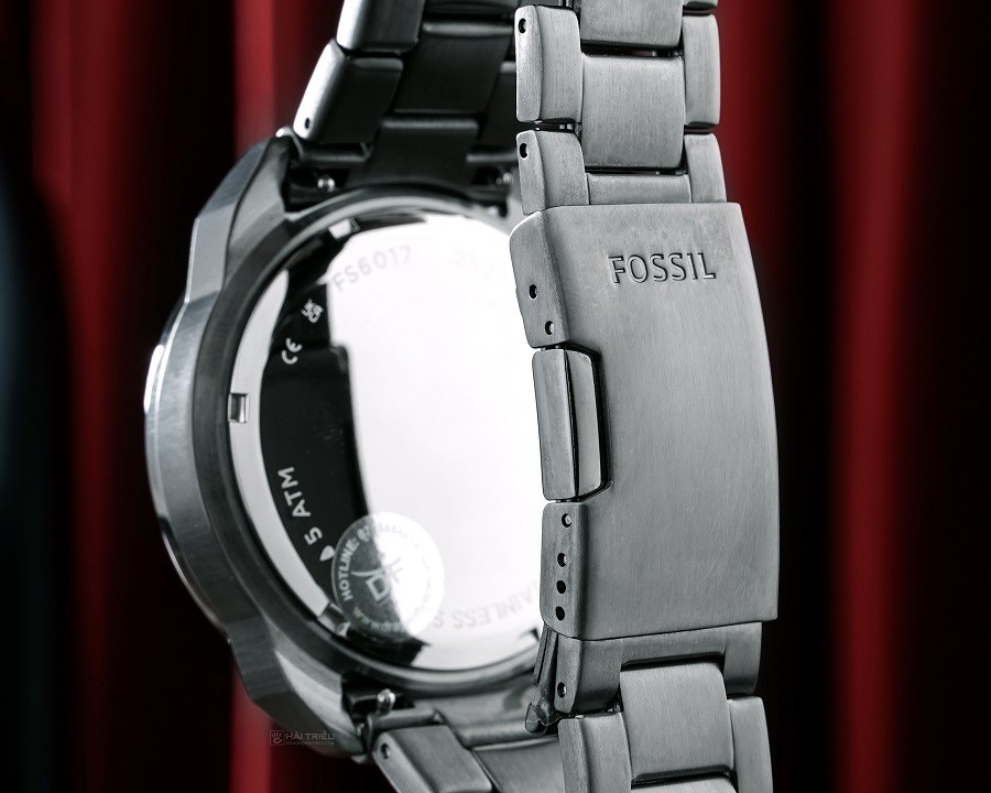 Đồng hồ Fossil Bronson Chronograph Smoke FS6017 chính hãng - ảnh 4
