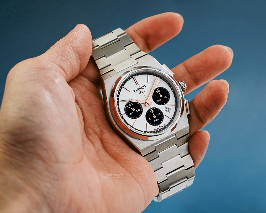Đồng hồ Tissot PRX Chronograph T137.427.11.011.00 chính hãng - ảnh 4