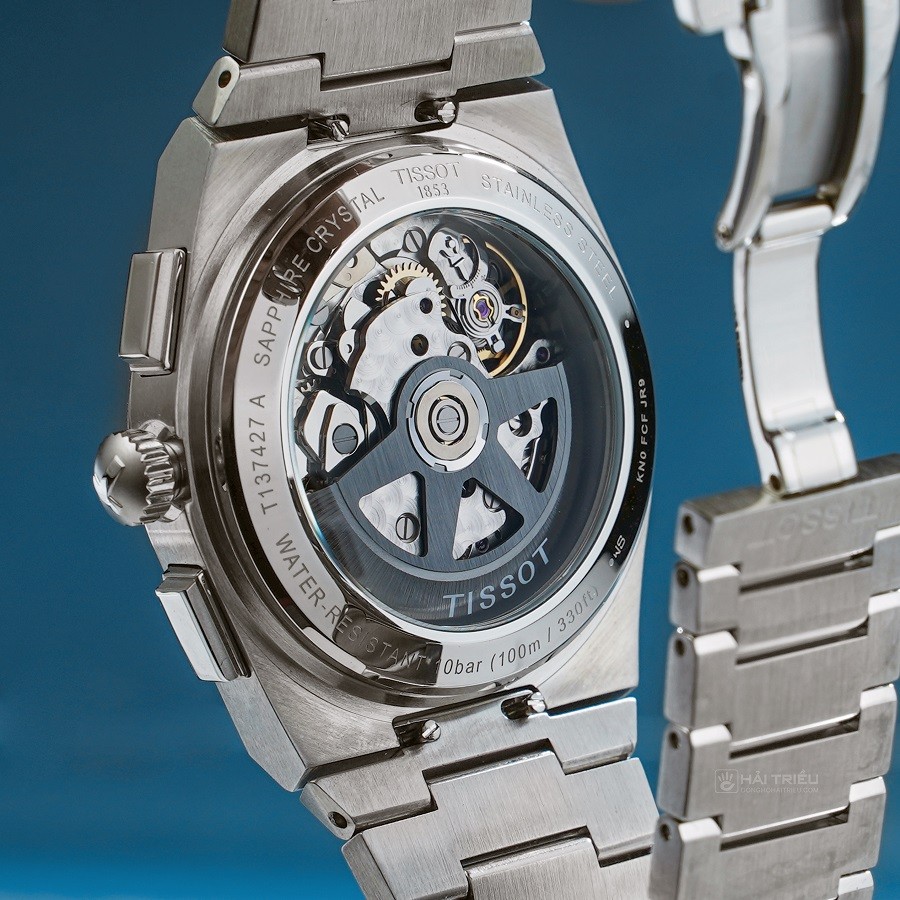Đồng hồ Tissot PRX Chronograph T137.427.11.011.00 chính hãng - ảnh 3