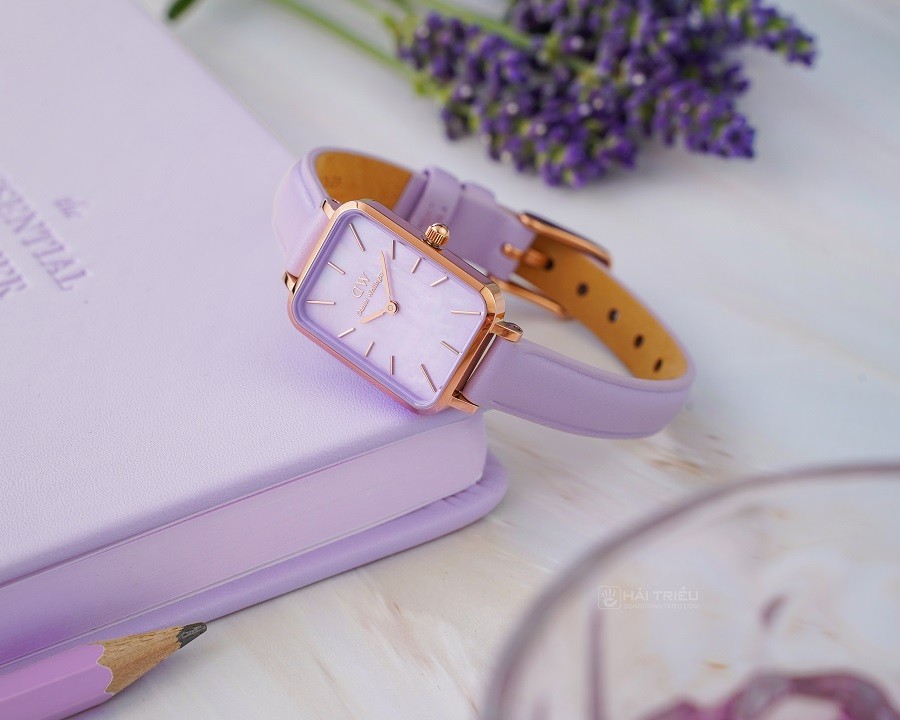 Đồng hồ Daniel Wellington MOP Quadro Lavender DW00100637 - ảnh 2