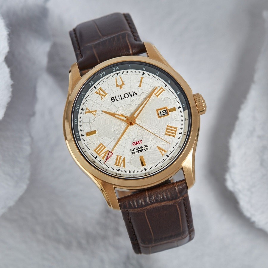 Đồng hồ Bulova dây da