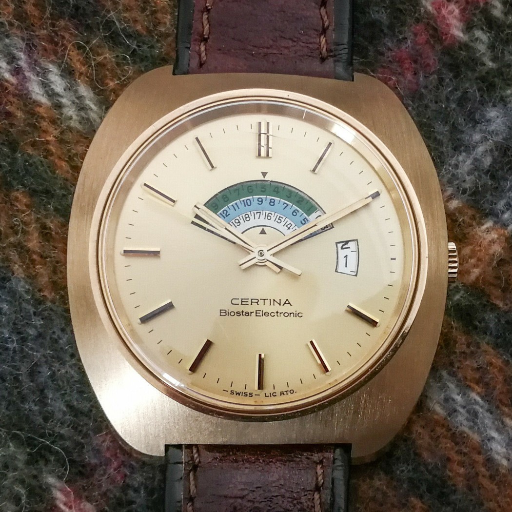 Mẫu đồng hồ Certina Biostar năm 1971