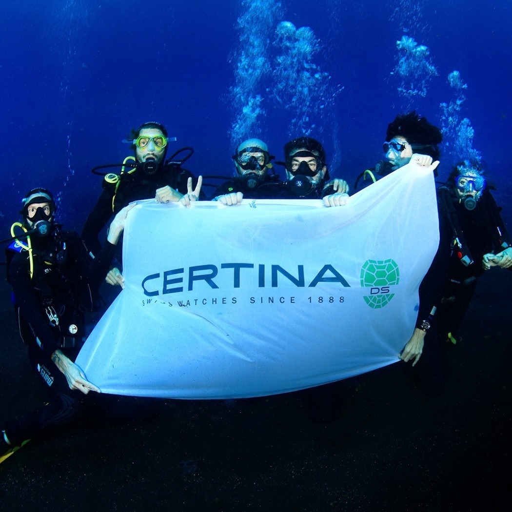 Certina hợp tác với Tổ chức Bảo tồn Rùa biển để bảo vệ môi trường sống cho rùa