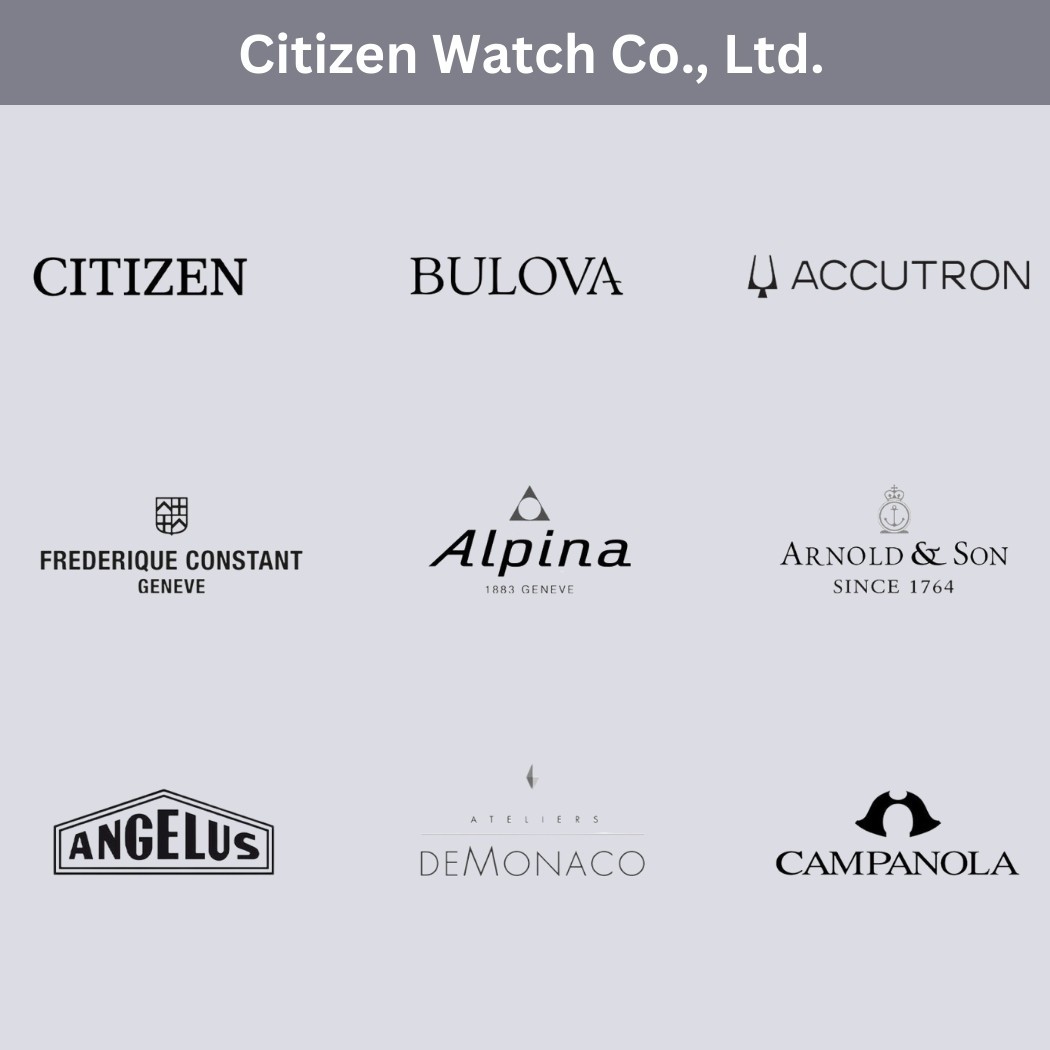 Những thương hiệu thuộc tập đoàn Citizen Watch Co., Ltd.