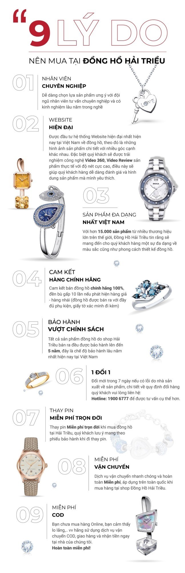 Các lý do mà bạn nên mua đồng hồ tại Hải Triều