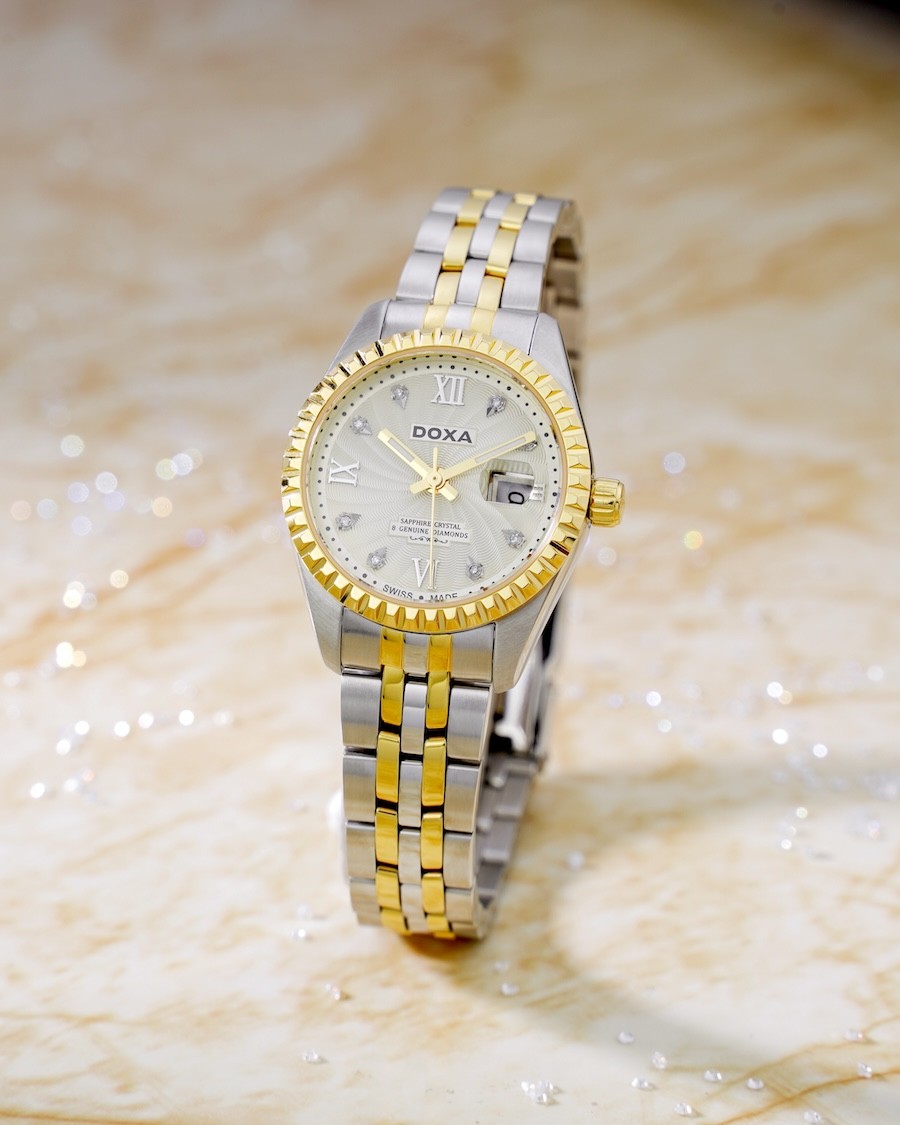 Đồng hồ Doxa D134TCM đính kim cương