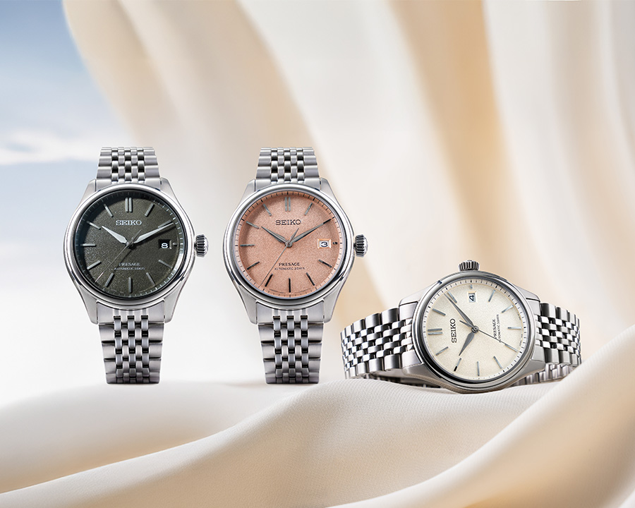 Seiko Presage Classic Series - điểm nhấn văn hoá tơ lụa 200 năm Nhật Bản trên mặt số