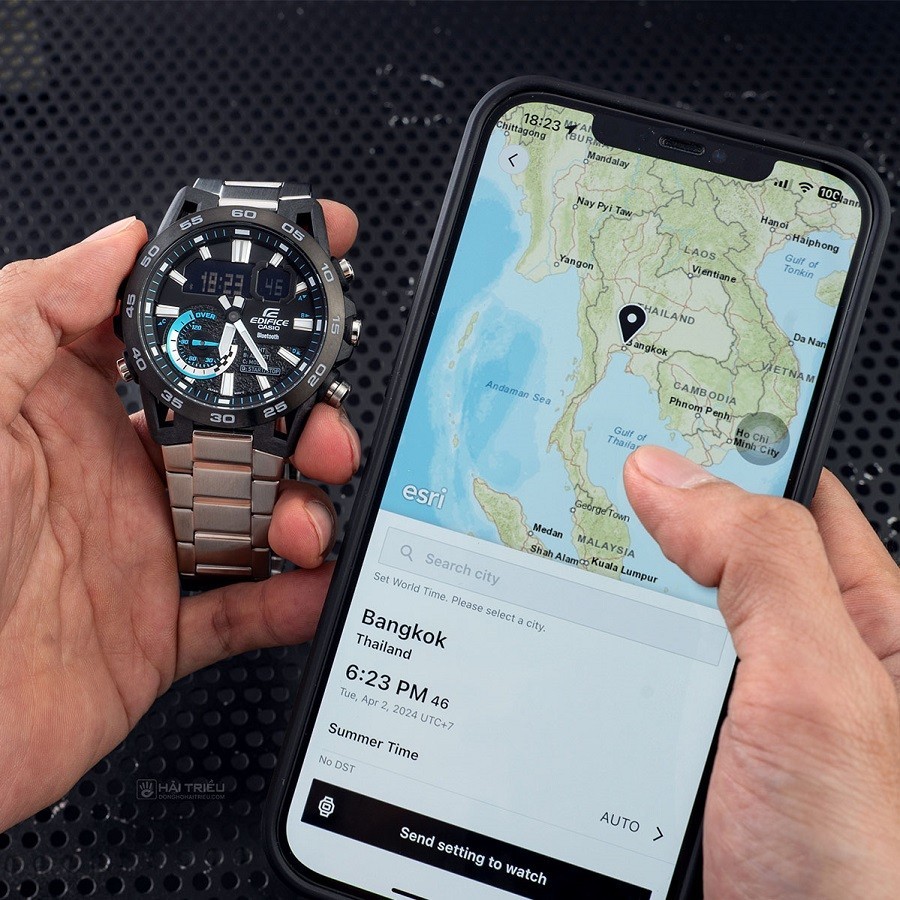 Đồng hồ Casio Edifice ECB-40DB-1ADF - ảnh 3