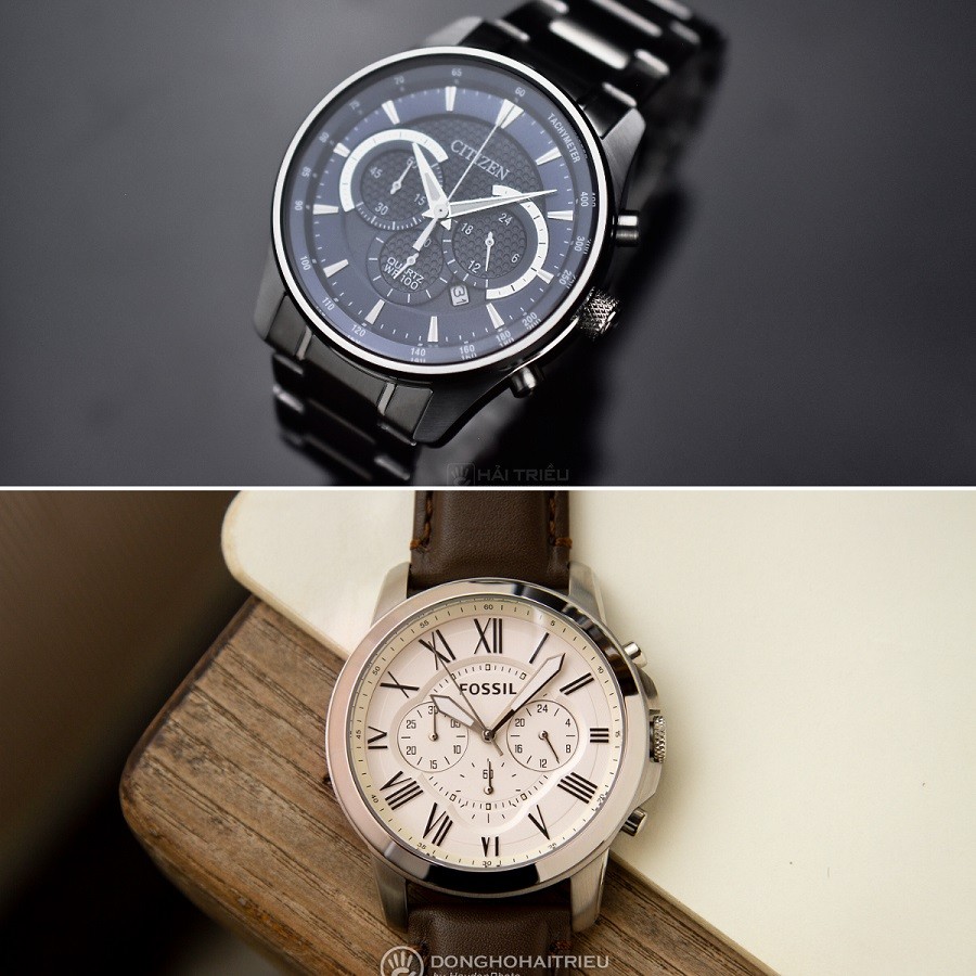 Citizen vs Fossil Chronograph - ảnh 5