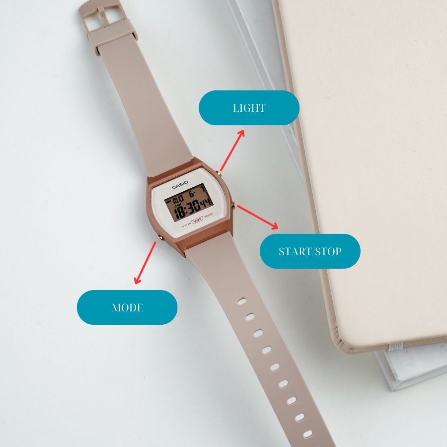 Bề ngoài nữ tính, trẻ trung của mẫu Casio LW 204