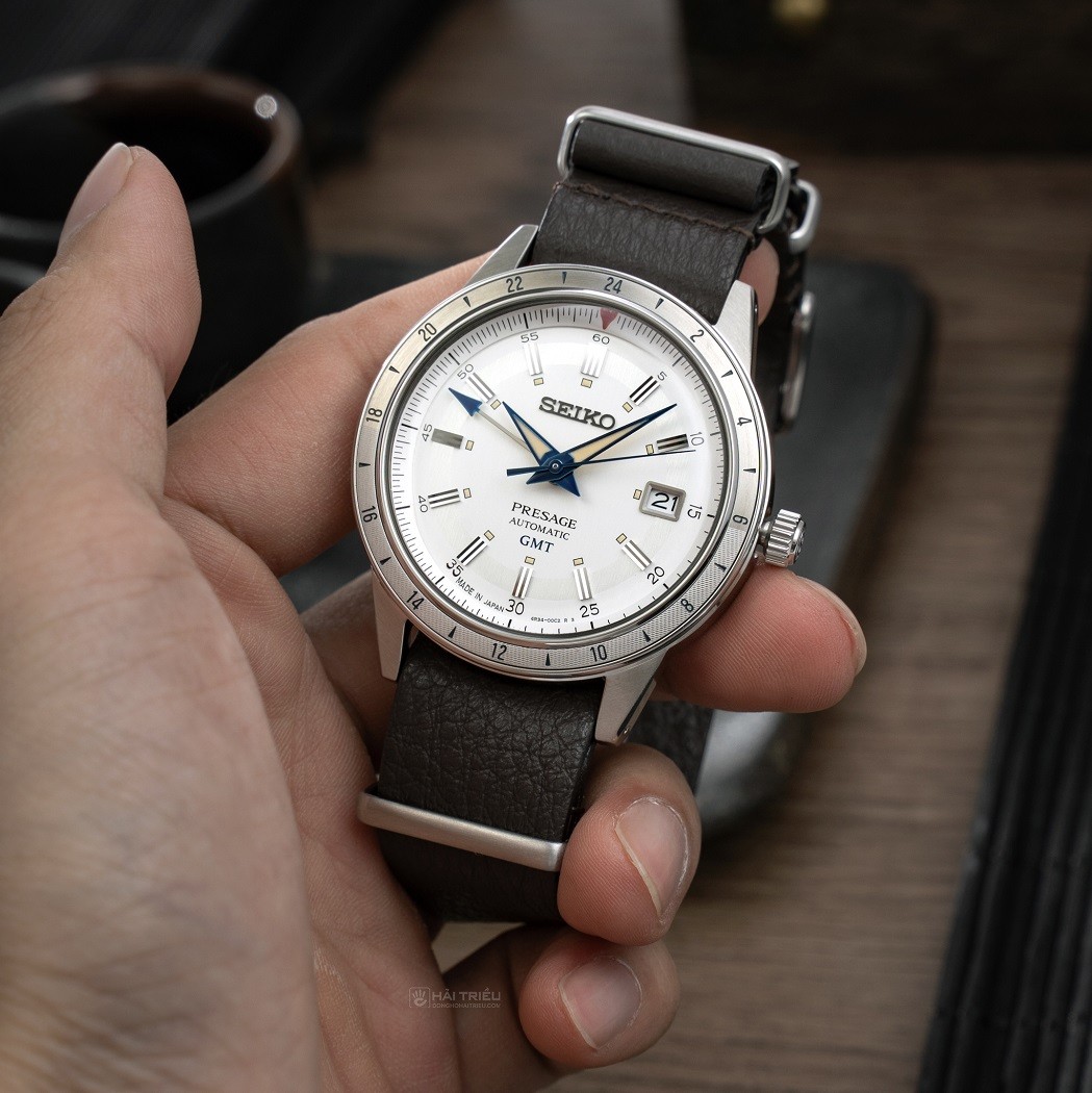 Phiên bản Seiko Presage Style 60s Laurel GMT trong BST Seiko Watchmaking 110th Anniversary