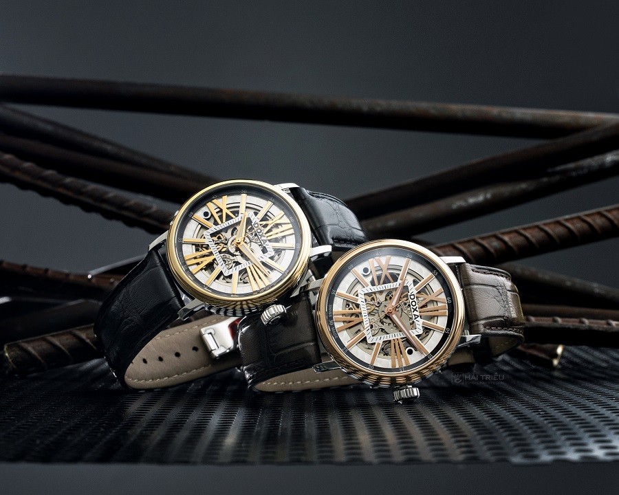 Các hãng đồng hồ Thụy Sỹ tầm trung, bình dân - Doxa Grandemetre Skeleton - ảnh 3