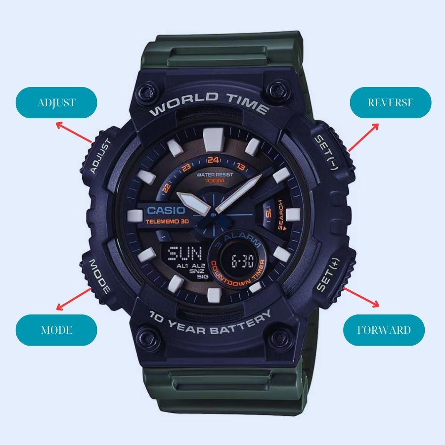 Sản phẩm yêu thích cho các chàng trai thể thao phải nhắc đến Casio Telememo 30 - ảnh 10