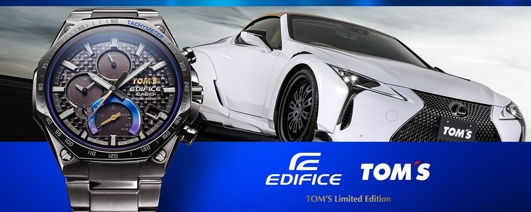 Casio Edifice hợp tác cùng đội đua TOM'S