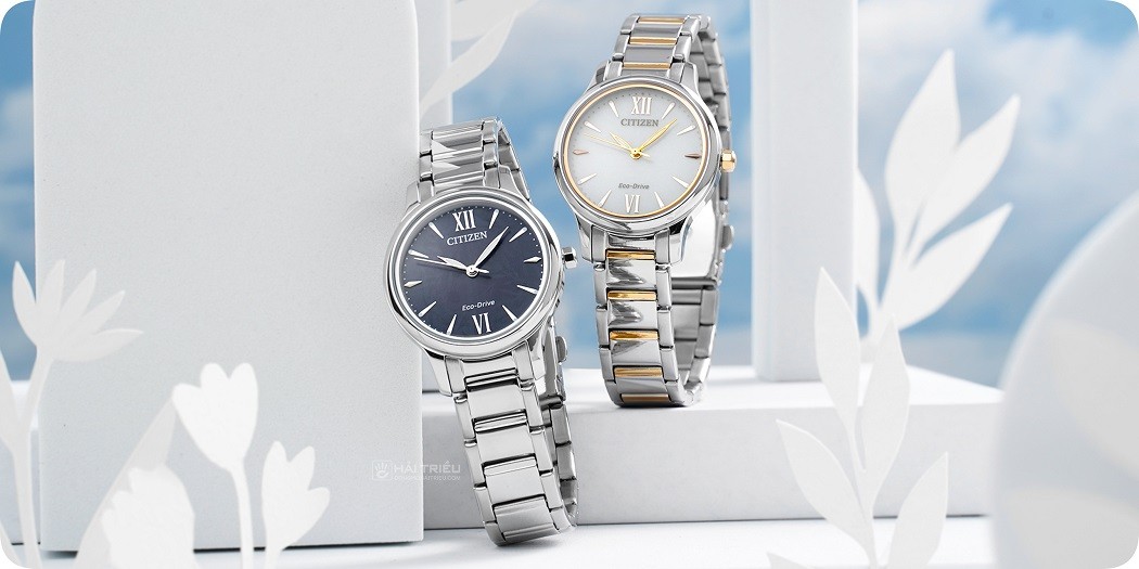Đồng hồ Citizen nữ đẹp chính hãng 100%, BH 5 năm, góp 0%