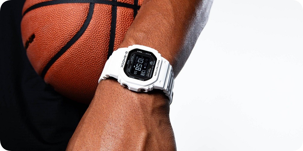 Đồng hồ Casio G Shock màu Trắng Đen đẹp, 1 đổi 1, BH 5 năm