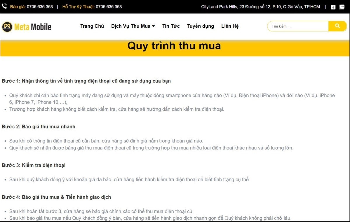 Meta Mobile – chothumua.vn