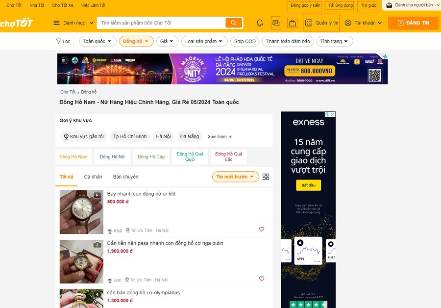Nơi thu mua đồng hồ Tissot cũ Website Chợ Tốt - ảnh 3