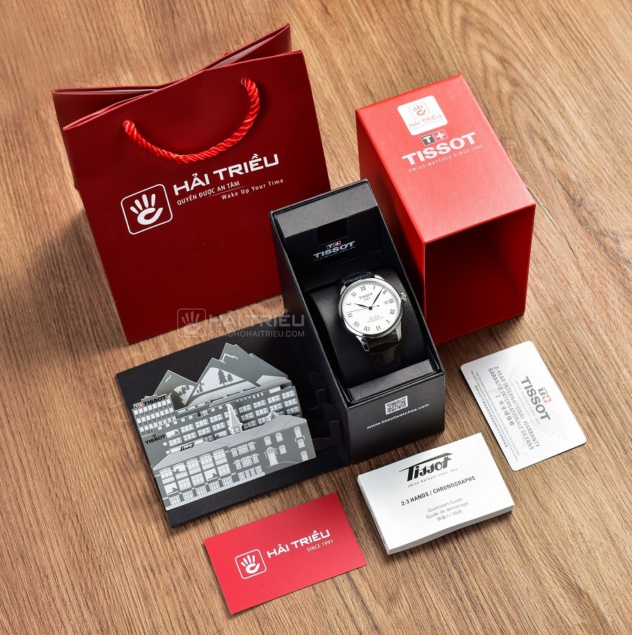 Khi mua đồng hồ Tissot chính hãng sẽ được cung cấp hộp đựng, sổ hướng dẫn sử dụng, thẻ bảo hành của hãng - ảnh 6