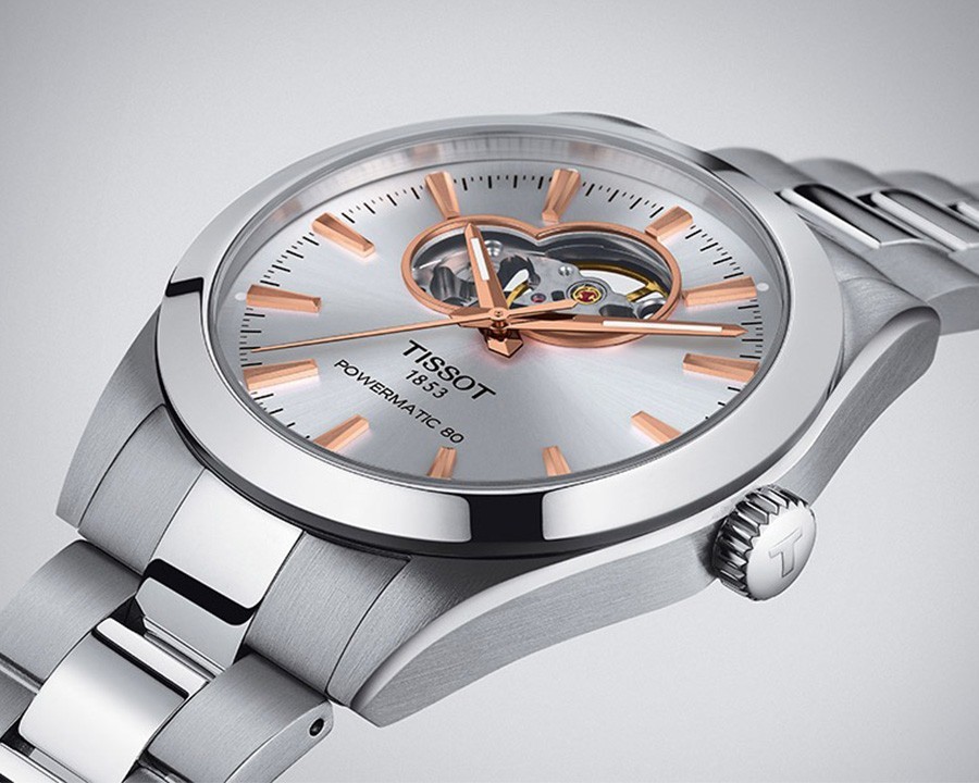 Tissot Gentleman Open heart vẻ đẹp lộ cơ ấn tượng - ảnh 1