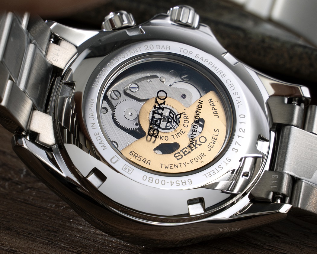 Bộ máy 6R54 của đồng hồ Seiko Prospex Alpinist