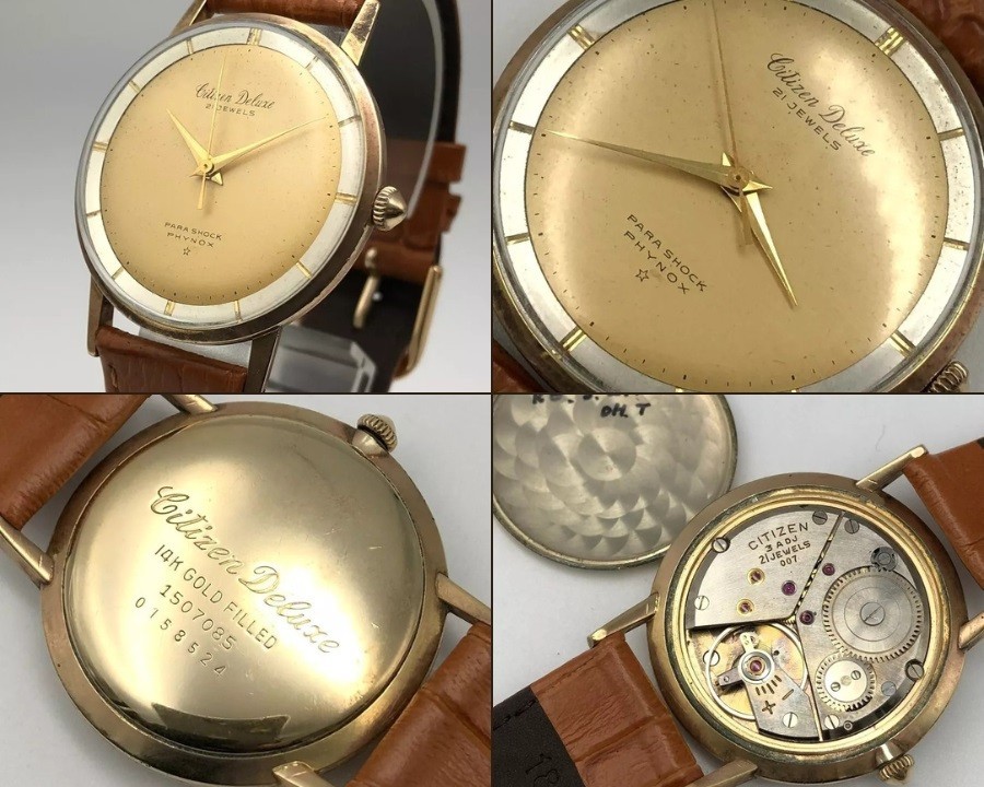 Citizen cổ bọc vàng Delux 14k - ảnh 2