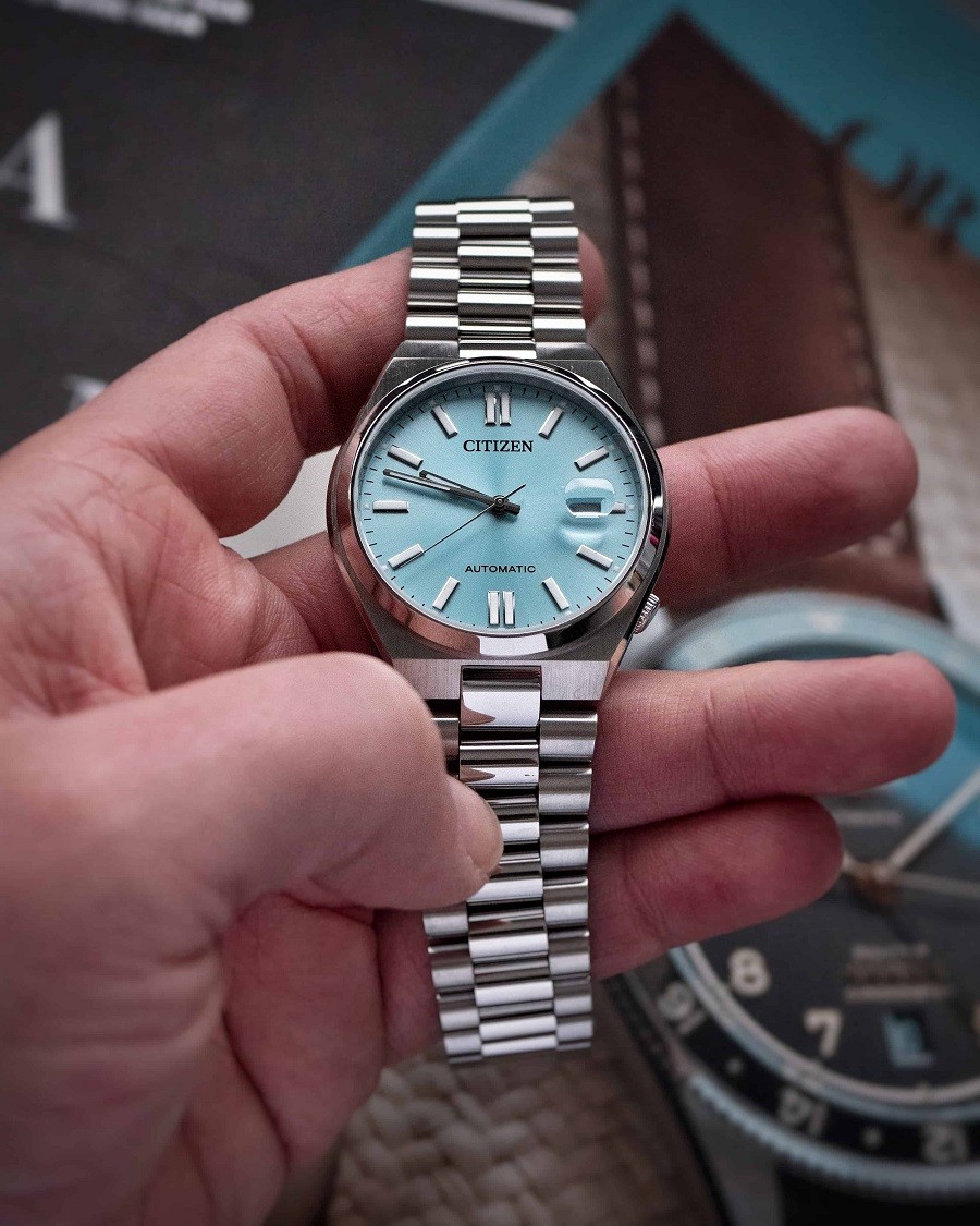 Giải mã sức hút của đồng hồ Citizen Tsuyosa Tiffany Blue - Ảnh 1