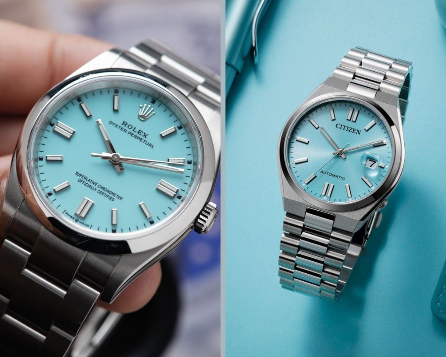 Citizen Tsuyosa Tiffany tựa như Rolex Oyster Perpetual - ảnh 4