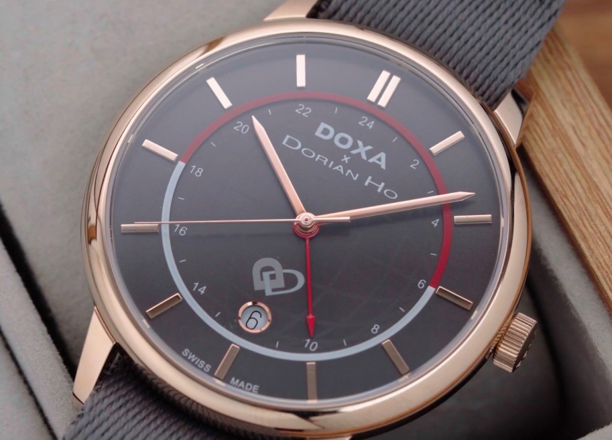 Mặt số Doxa x Dorian Ho Earlymoon D226RGY