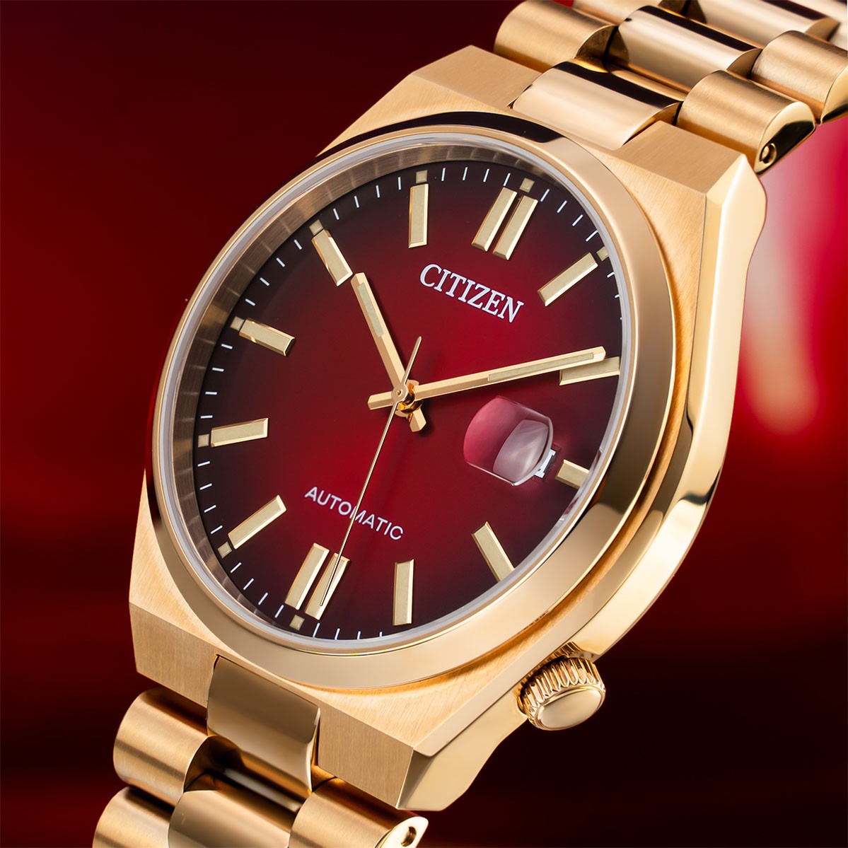 Citizen Analoog Horloge NJ0153-82X - Azul Claro Met Gouden Details & Armband