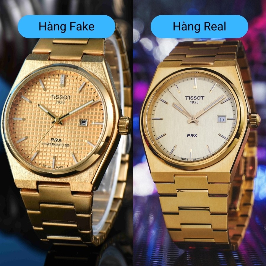 Mẫu thật sử dụng công nghệ mạ vàng PVD cao cấp giúp chúng có ngoại diện sang trọng, còn giả dùng chất liệu rẻ tiền và có nguy cơ ảnh hưởng đến sức khỏe - ảnh 4