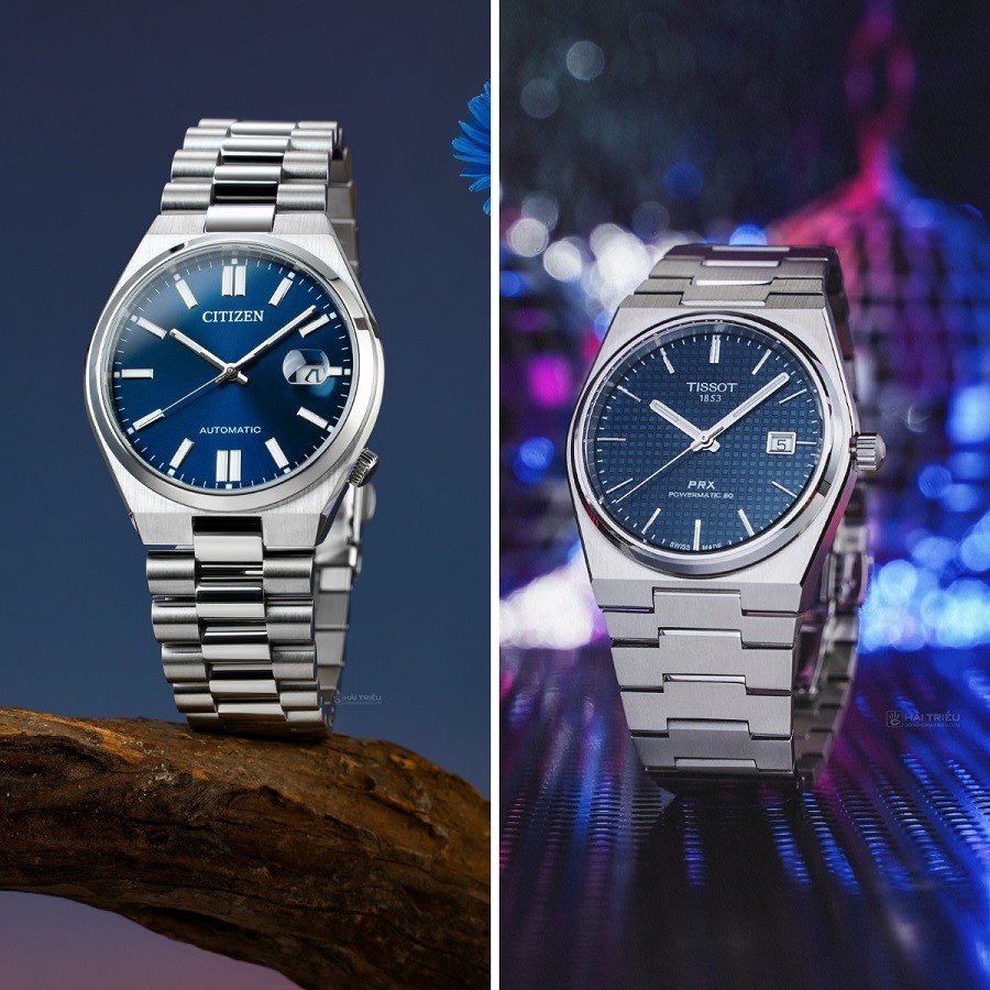 So sánh Tissot PRX vs Citizen Tsuyosa - ảnh 