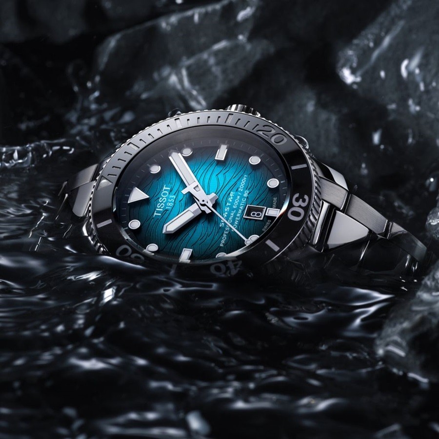 Tissot Seastar Automatic vớu khả năng chống nước vượt trội giúp người dùng thoải mái lặn, bơi - ảnh 2