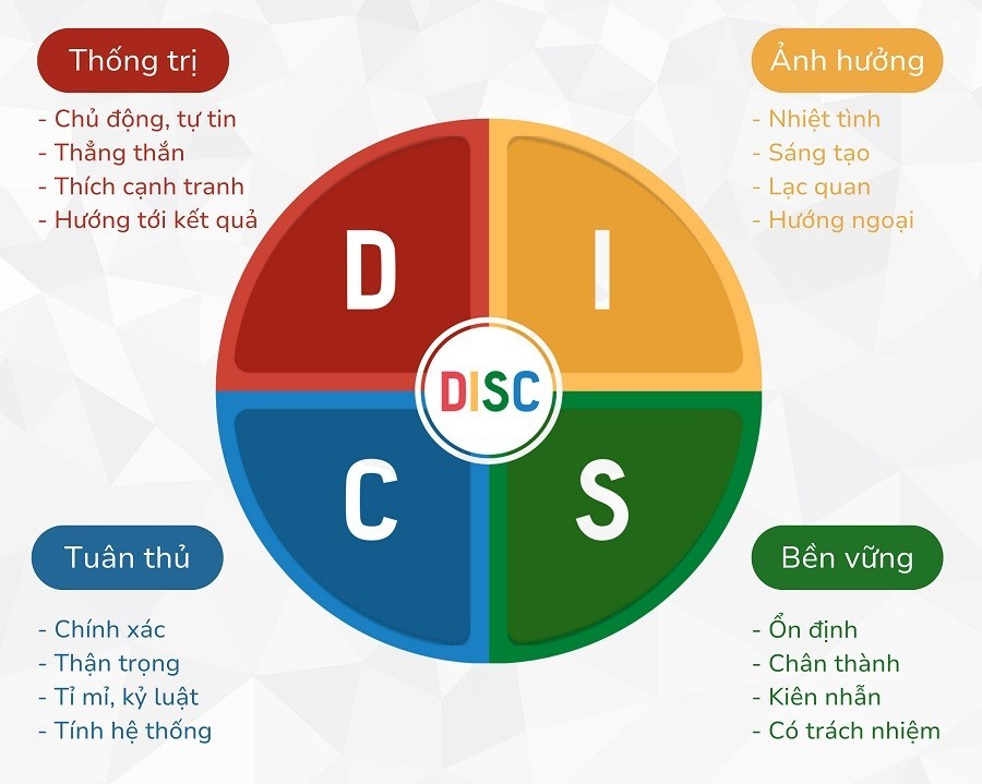 Công cụ DISC mà Hải Triều đang áp dụng
