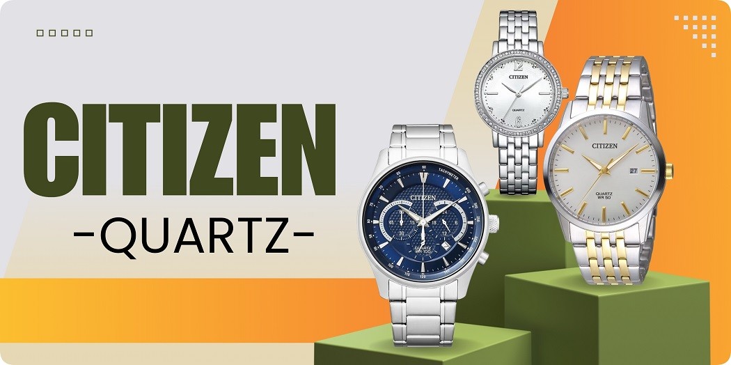 Đồng hồ Citizen Quartz (Pin) chính hãng, BH 5 năm, góp 0%