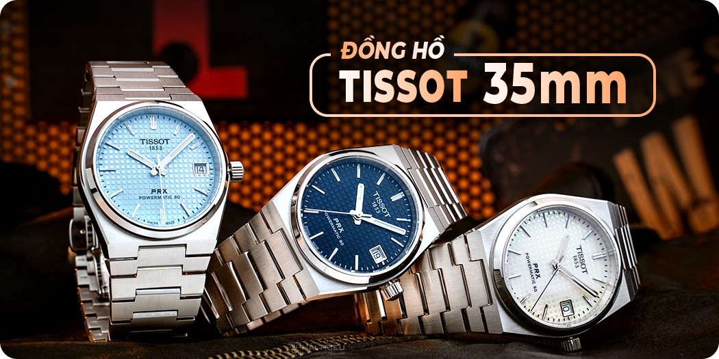 Đồng hồ Tissot 35mm Quartz, Automatic cho người tay nhỏ