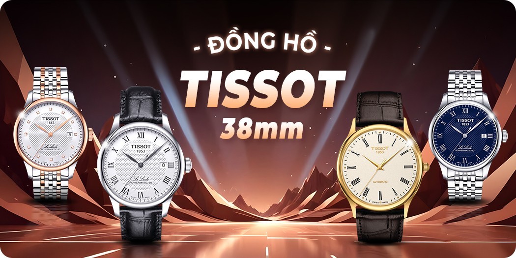 Đồng hồ Tissot 38mm Quartz, Automatic tất cả các dòng
