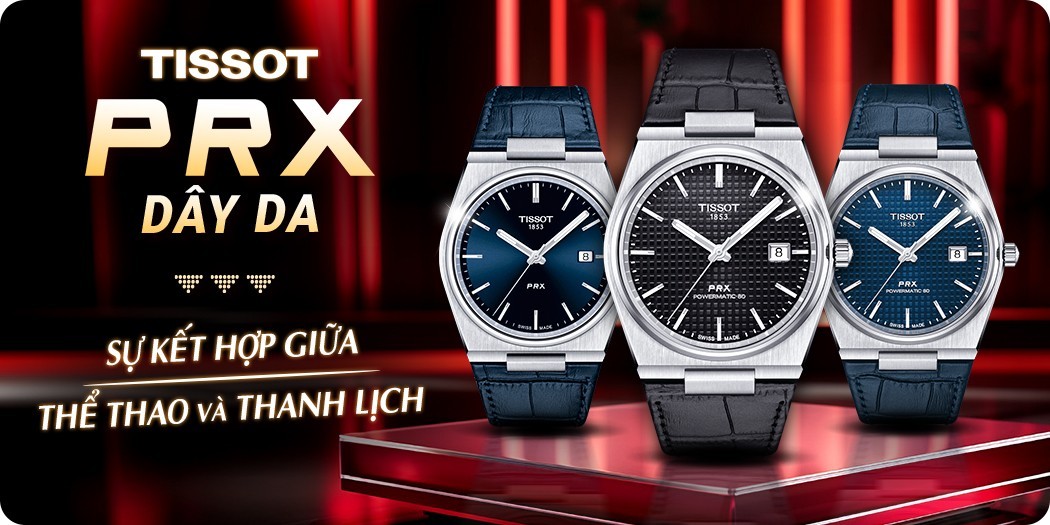 Tissot PRX dây da: Review chi tiết & TOP mẫu bán chạy nhất