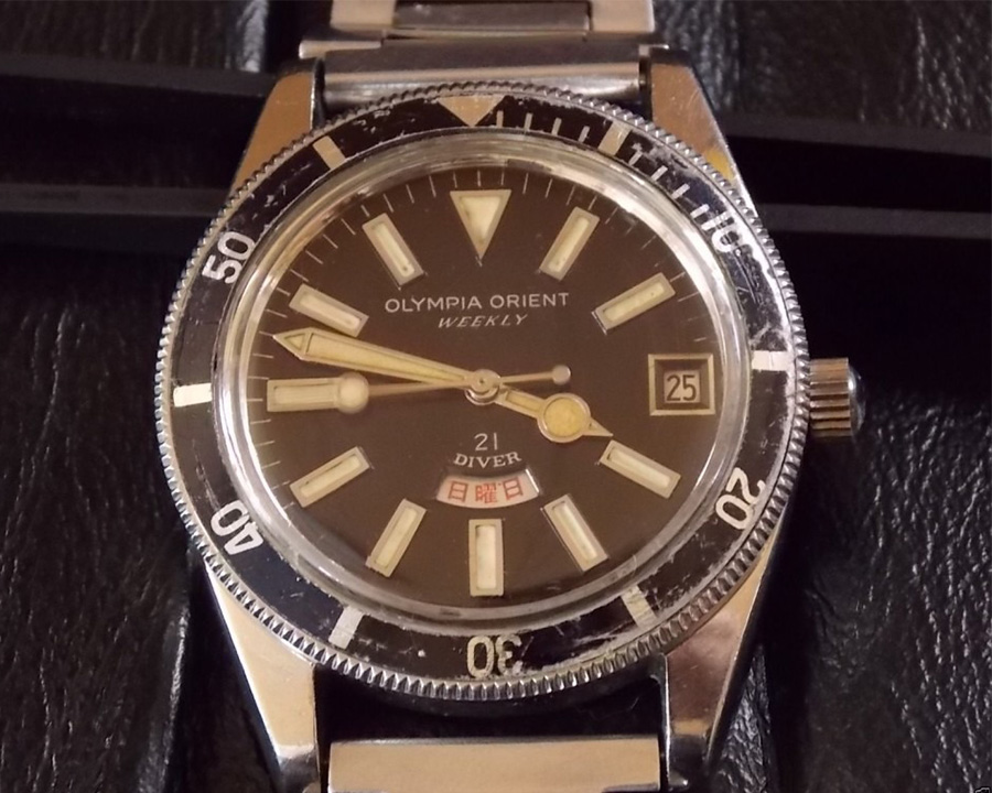 Orient còn sản xuất chiếc đồng hồ lặn khác có tên là Olympia Orient Weekly Diver có bezel bên ngoài thậm chí còn nổi tiếng hơn cả King Diver. - ảnh 3