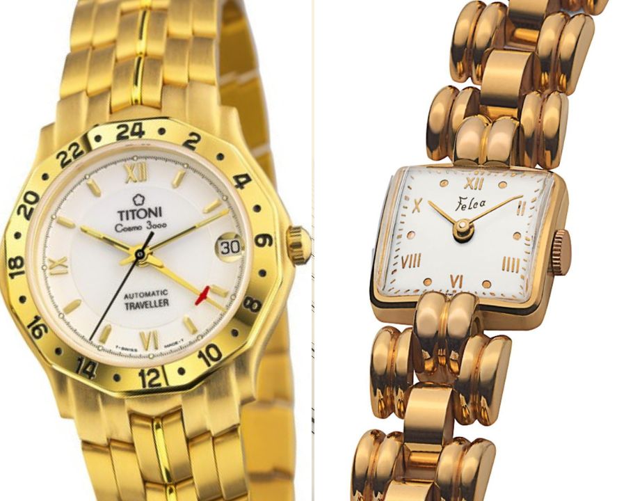 Bên trái là chiếc Cosmo 3000 vào 1980, bên phải là Felca 309 715 làm bằng vàng 18k nổi tiếng sau những năm 1930 - ảnh 4