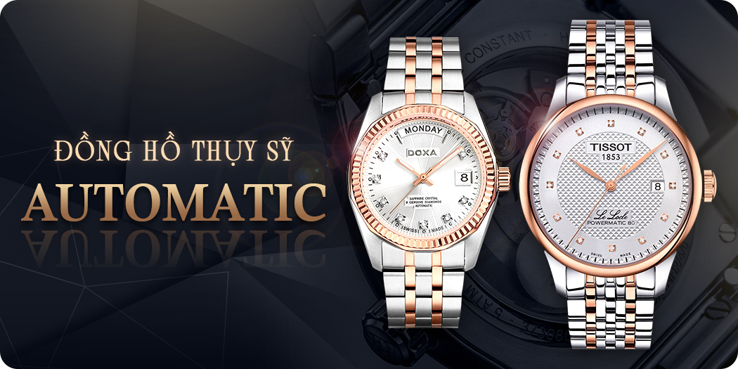 Đồng hồ cơ Thụy Sỹ automatic mạnh mẽ