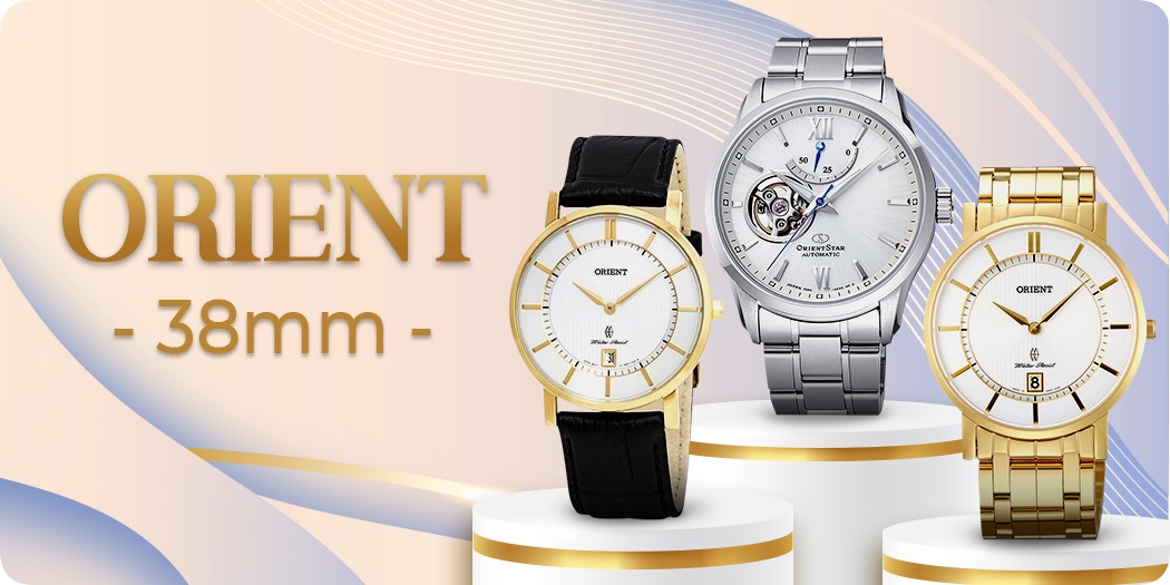 Đồng hồ Orient Size 38mm chính hãng đủ tất cả các dòng